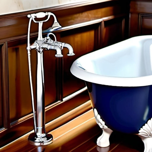 Clawfoot tub faucets