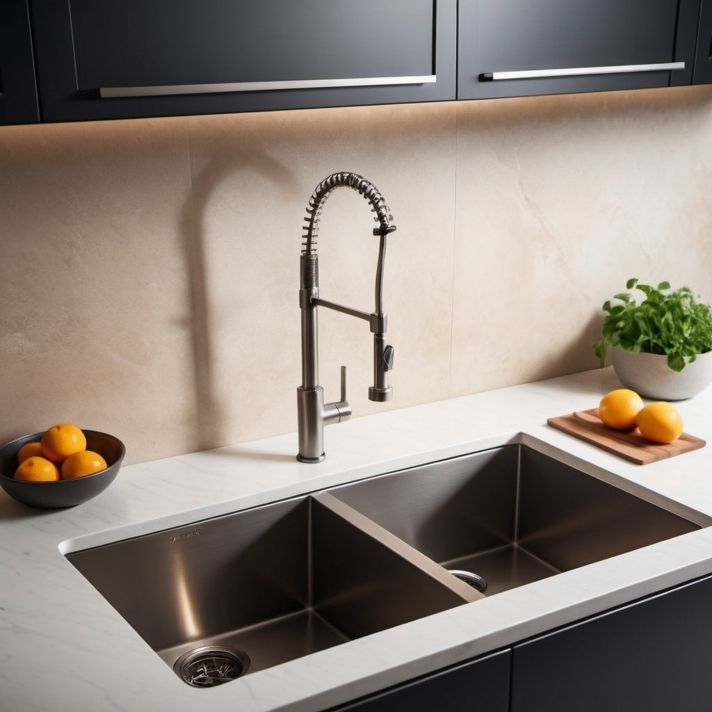 Kitchen Double sinks