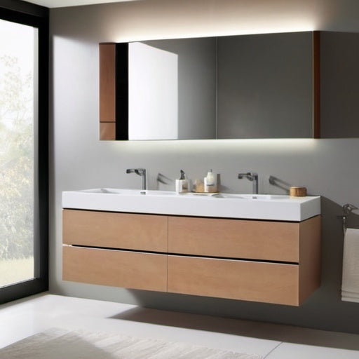 Wall-mounted vanities