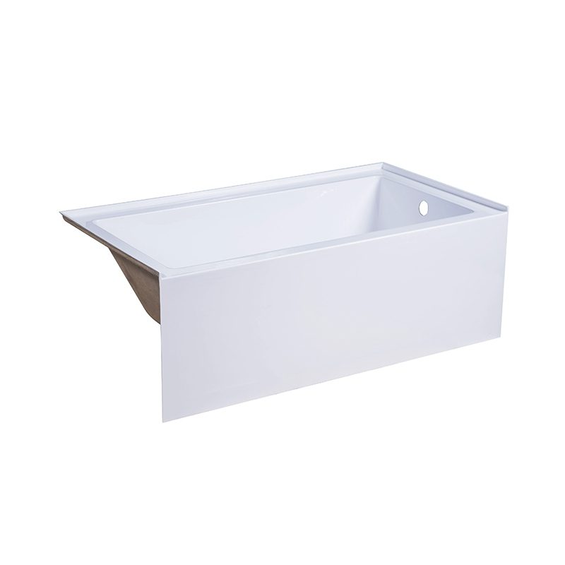 Alcove Bathtub Right Drain Size: 60×32×21 ⅝ in. 3 Wall