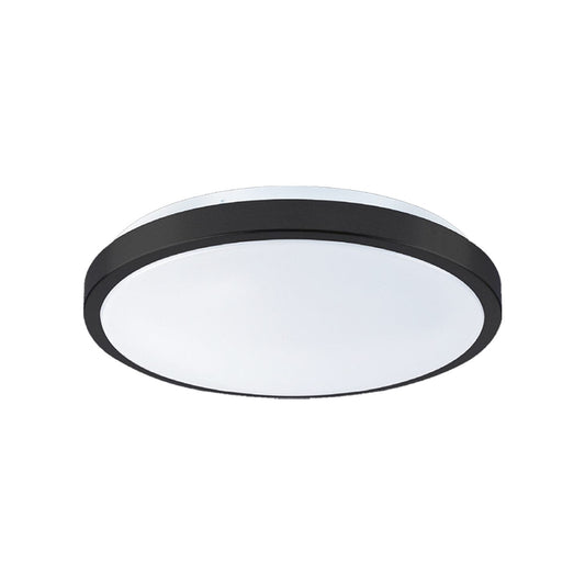 Plafonnier LED 11'' 15w/3000k '"Noir" Verona 2pk