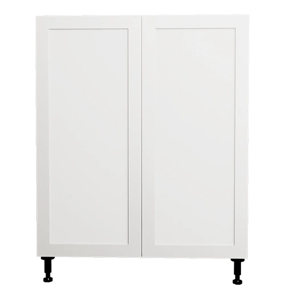 Armoire de cuisine blanche de style Shaker à 2 portes, 30 po L x 34 3/4 po H x 24 po P po/po