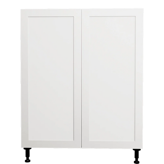 Armoire de cuisine blanche de style Shaker à 2 portes, 30 po L x 34 3/4 po H x 24 po P po/po