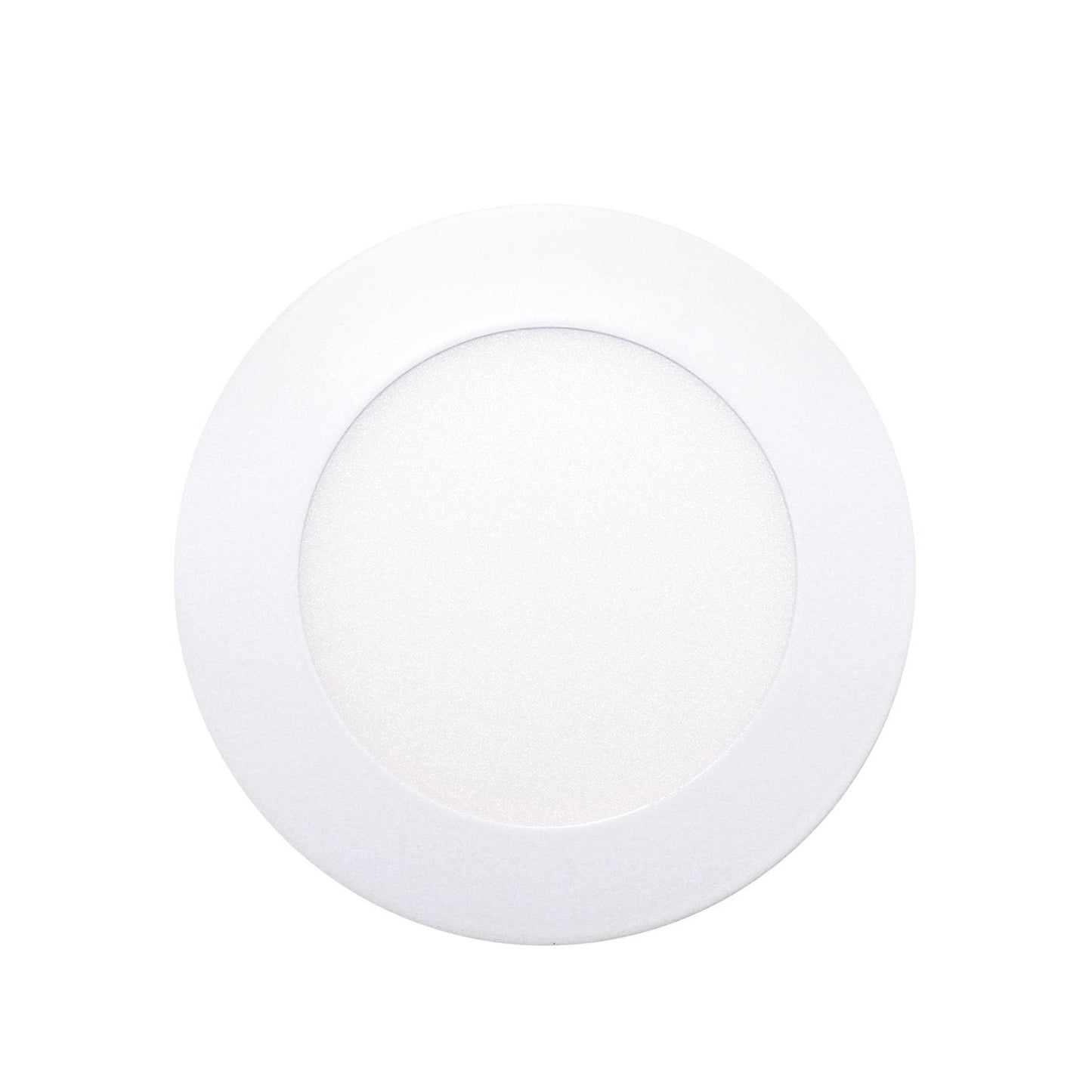 4 ? Éclairage LED encastré 10 W/ 750 L/ 5 000 K/ Rond – Blanc/ 6 pk