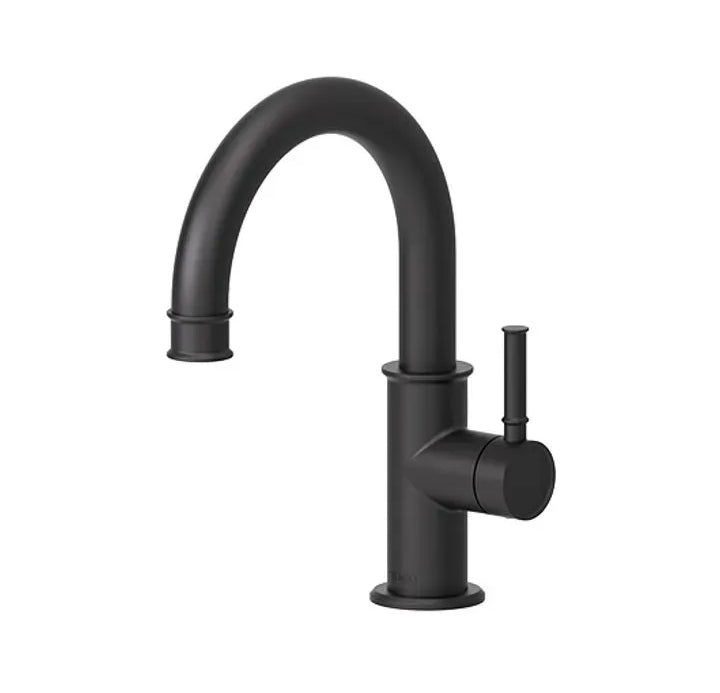 Alyss single hole lavatory faucet with (overflow) drain