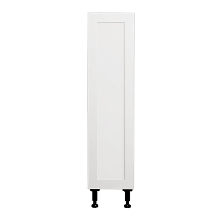 Armoire de cuisine blanche de style Shaker à 1 porte, 9 po de long x 34 3/4 po de haut x 24 po de large