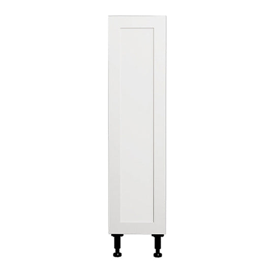 Armoire de cuisine blanche de style Shaker à 1 porte, 9 po de long x 34 3/4 po de haut x 24 po de large