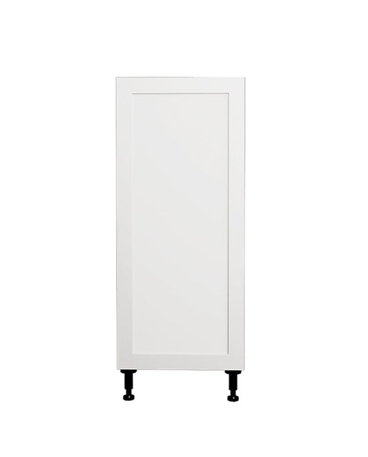 Armoire de cuisine blanche de style Shaker à 1 porte, 15 po de longueur x 34 3/4 po de hauteur x 24 po de profondeur