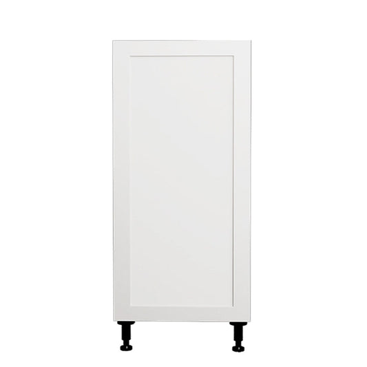 Armoire de cuisine blanche de style Shaker à 1 porte, 18 po L x 34 3/4 po H x 24 po P