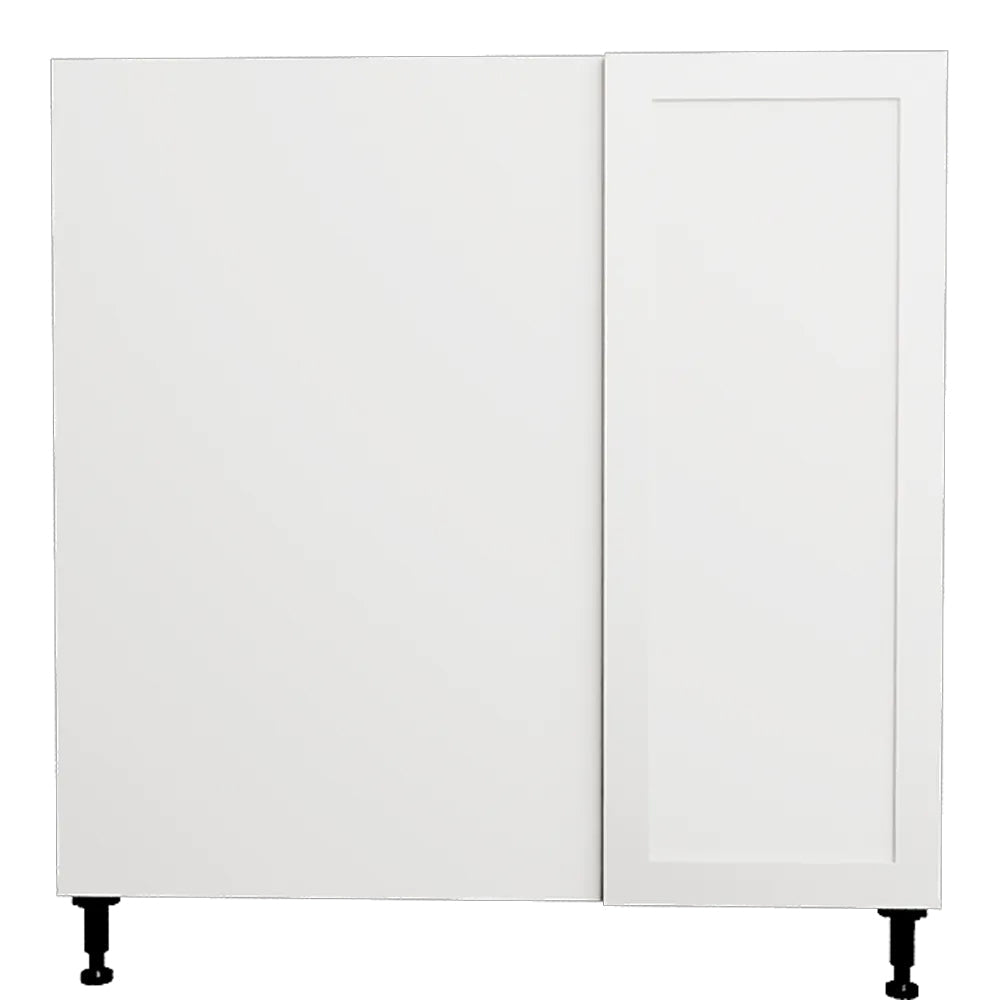 Armoire de cuisine d'angle à base blanche Shaker 1 porte 36 L x 34 3/4 H x 24 po