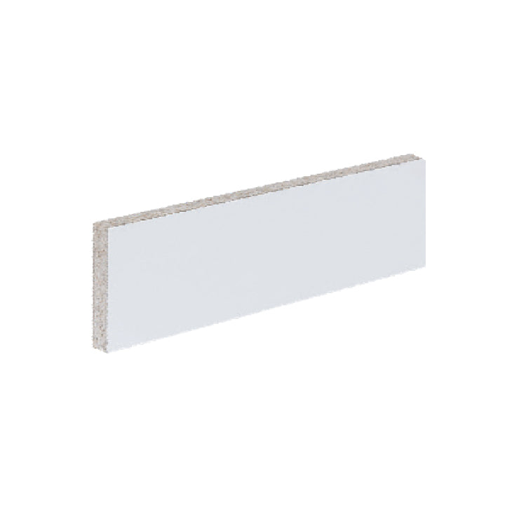 White Kitchen Cabinet Toe Kick Strip 96 L x 4 3/4 H in