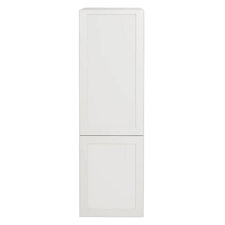 Shaker White Upper Pantry Kitchen Cabinet 2 Doors 15 L x 49 ¼ H x 24 P in