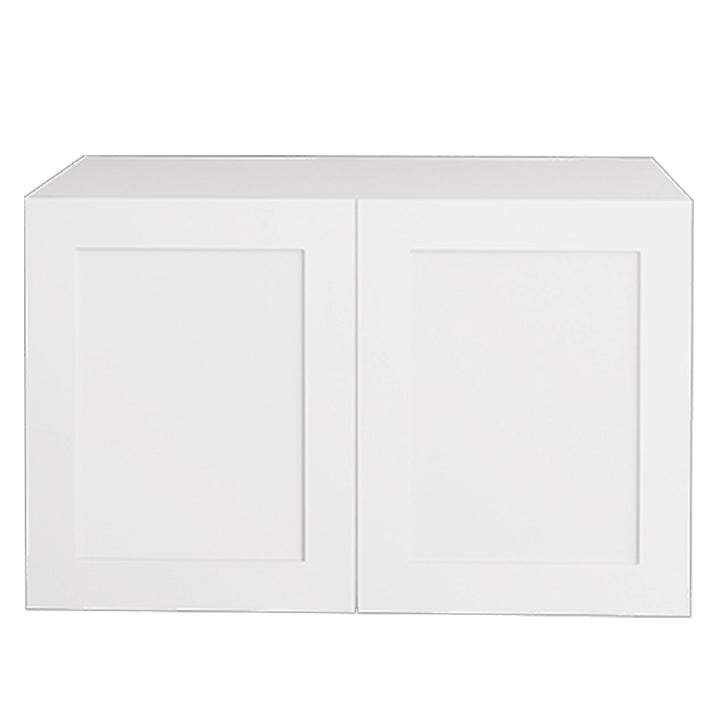 Armoire de cuisine supérieure blanche Shaker à 2 portes 4 L x 15 H x 12 1/2 P po