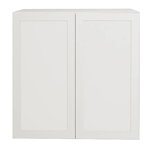 Armoire de cuisine supérieure blanche Shaker à 2 portes 33 L x 30 H x 12 1/2 po