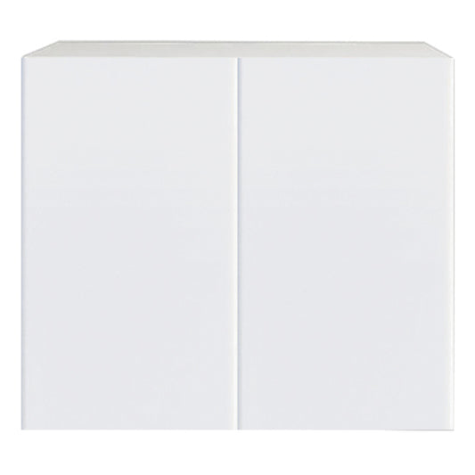 Meuble de cuisine blanc brillant à 2 portes, unité supérieure 33 L x 36 H x 12 1/2 po