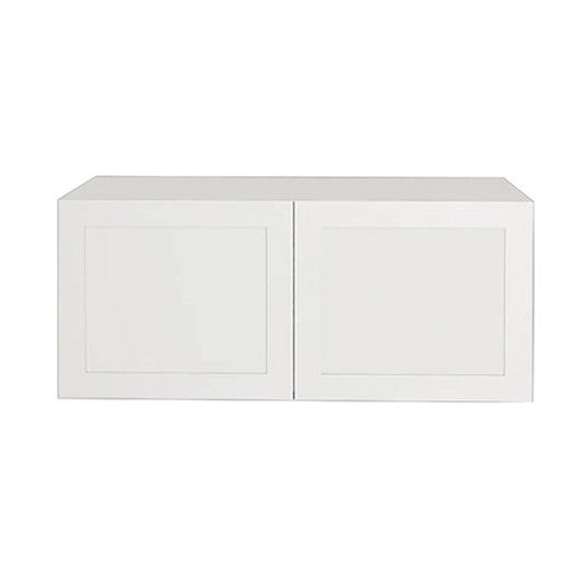 Armoire de cuisine blanche Shaker Réfrigérateur supérieur à 2 portes Unité 33 L x 20 H x 12 1/2 po