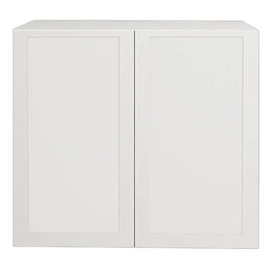 Shaker White Upper Kitchen Cabinet 2 Doors Unit 36 L x 30 H x 12 1/2 P in