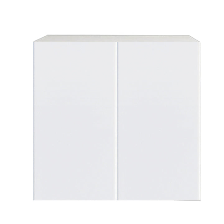 Meuble de cuisine blanc brillant, unité supérieure à 2 portes, 30 L x 24 H x 12 1/2 po