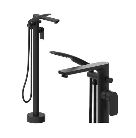 Delano floor mount tub filler