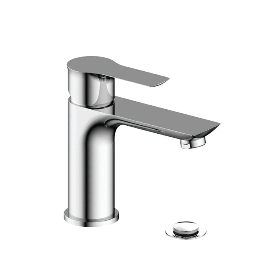 Robinet de lavabo monotrou Galia avec drain (trop-plein)