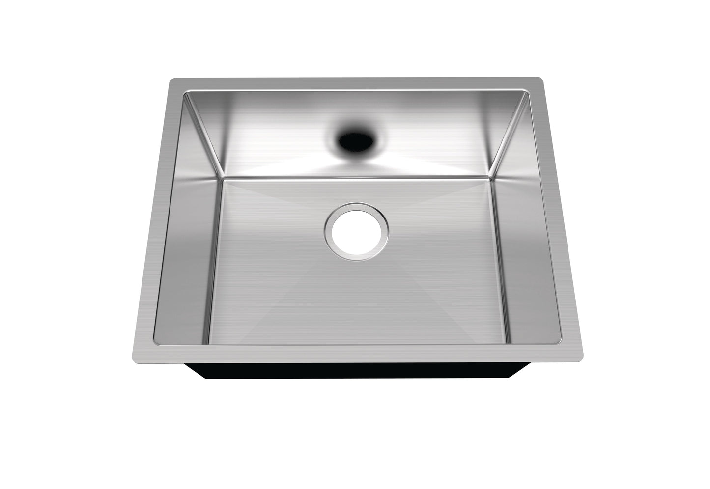 Stainless steel sink 23x18x10 in.  (584 x 457 x 254 mm)