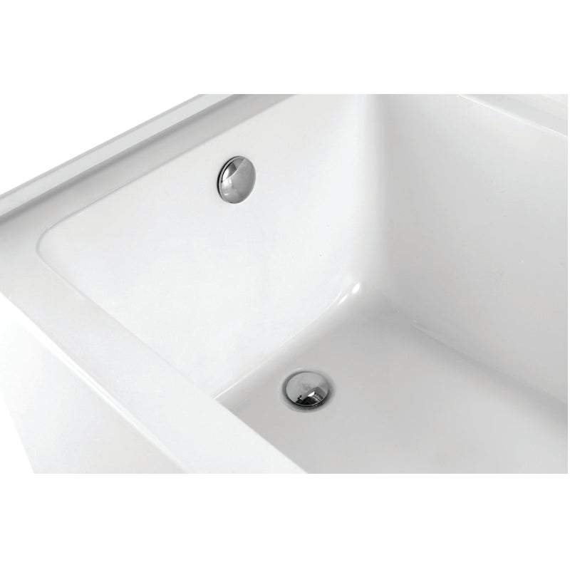 Alcove Bathtub Left Drain 60×30×22.5 in 3 Wall