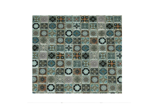 Carrelage, Jamila, Azzuro, 12x12, Polis, 9,70 pi2/boîte