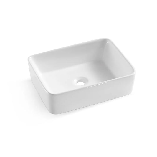 Drop-in Bathroom Ceramic Sink Nortrends Vessel  - UPC  18-7/8x14-3/4x5-5/16 in (480 x 375 x 135) mm