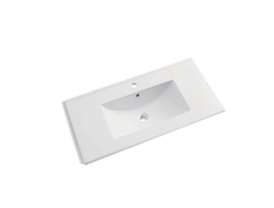 Drop-In Bathroom Sink Overall dimensions :  29 15 ⁄₁₆ x 18 5 ⁄₁₆ x 6 13 ⁄₁₆ in.