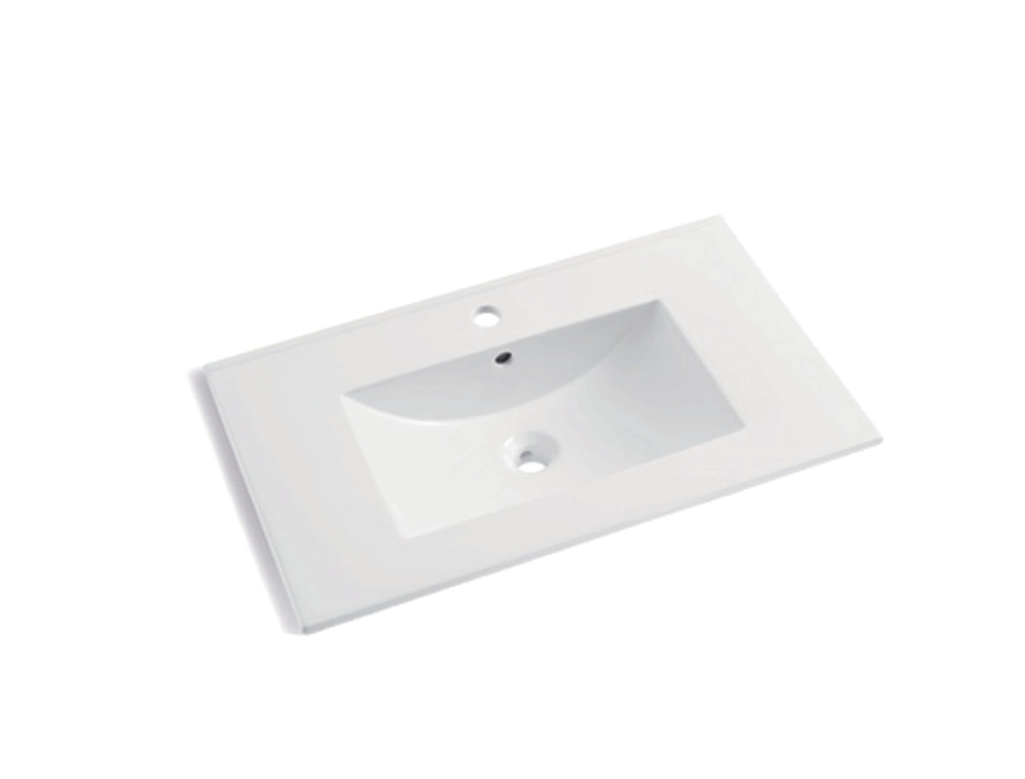 Drop-In Bathroom Sink Overall dimensions :  35 13 ⁄₁₆ x 18 5 ⁄₁₆ x 6 13 ⁄₁₆ in.