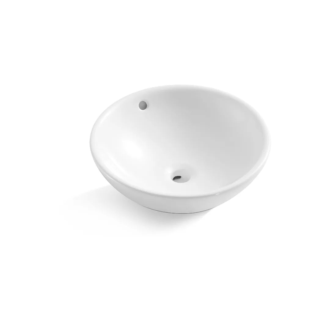 Drop-in  bathroom Ceramic Sink Nortrends Vessel  16-7/16x16-7/16x6-1/4 in (418 × 418) mm