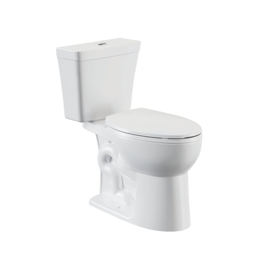 Two-piece toilet, elongated bowl shape MT-60209D