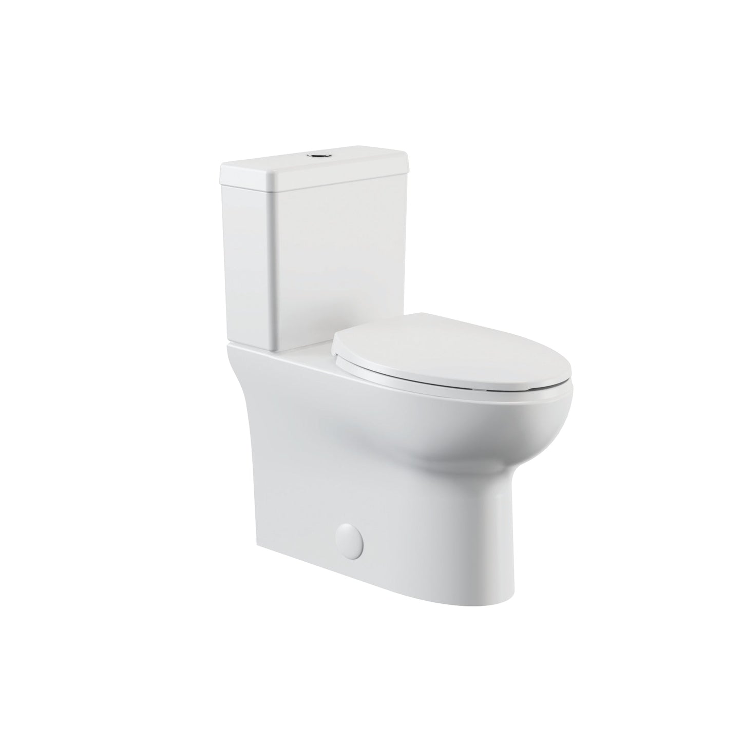 Toilette monobloc, forme de cuvette allongée MT-807A