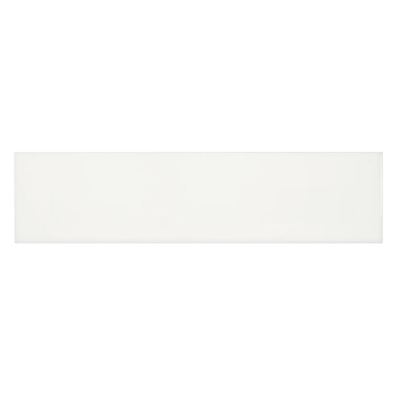 Anatolia - Soho Collection 4 in. x 16 in. Wall Tile - Canvas White Glossy.