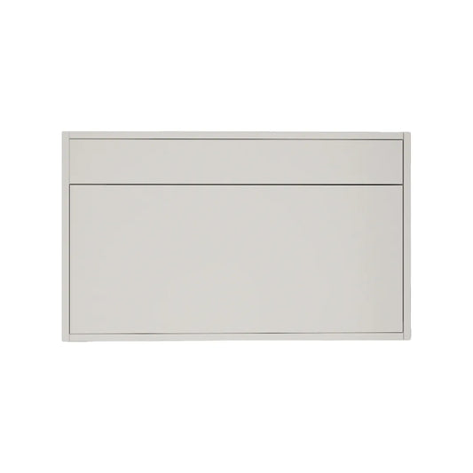 Glossy White Vanity 36 in. Suspended 1 Drawer with Countertop