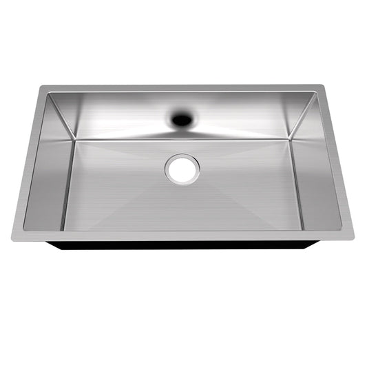 Stainless steel handmade sink 32x18x10 in.  (812 x 457 x 254 mm)