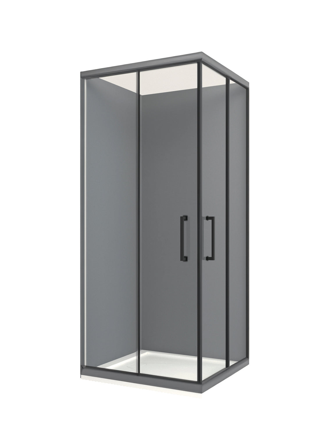 Corner Shower Door W36 x W36 x H78 in