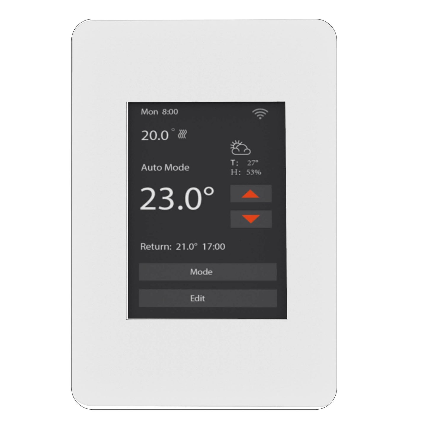 Thermostat intelligent Drexma-WiStat, programmable et tactile 2,4g et 5g