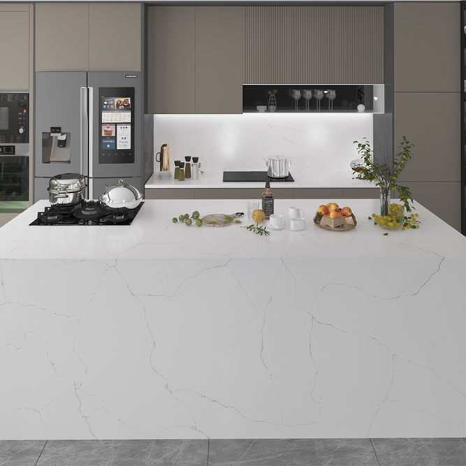 Comptoir Quartz 2cm - 3cm KASS 8813 SF