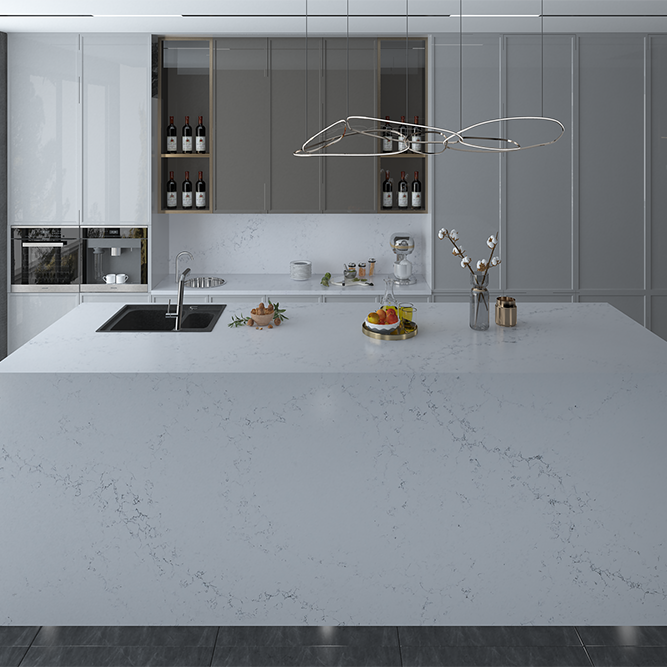 Countertop Quartz 2cm - 3cm KASS 8835 SF