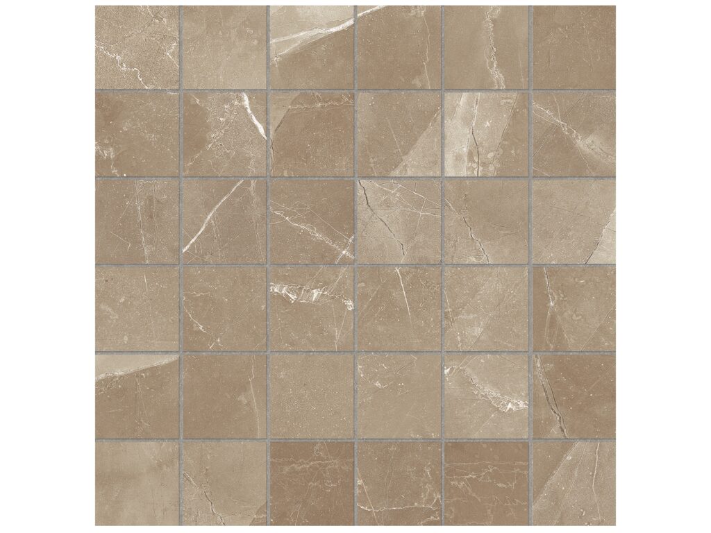 Classic Pulpis Moca Matte Porcelain Mosaic 2 x 2 in | 5 x 5 cm – Archimat