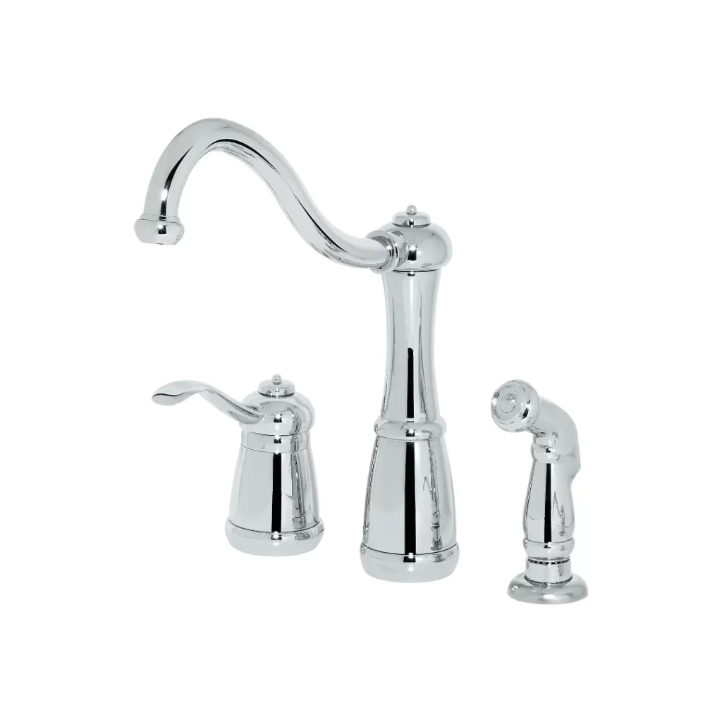 Marielle 1 Handle Kitchen Faucet With Side Spray Archimat   Pf Marielle Lg26 3ncc C1 1024x1024.webp