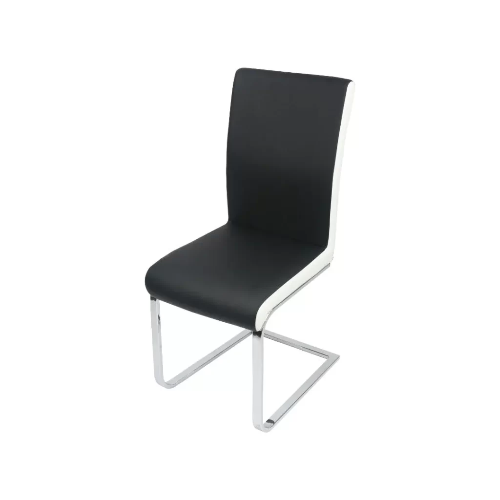 Anne Dining Chair by Creative Home Decor Black & White Archimat